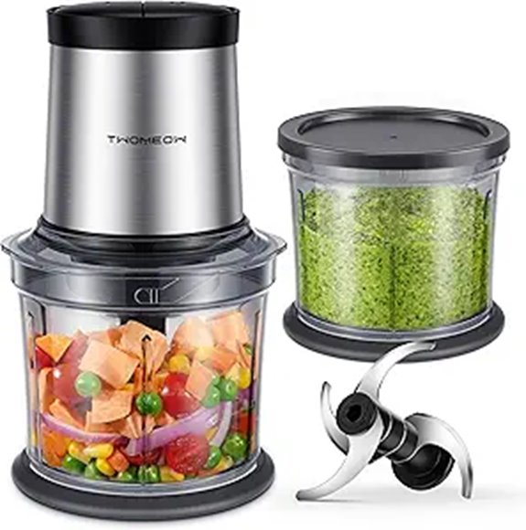 Food Processor 4-Cup Electric Chopper with Blades