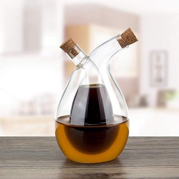 BOLLAER Glass Oil & Vinegar Cruet (2 oz)