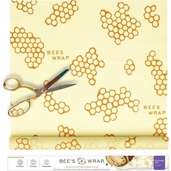 Bee's Wrap Beeswax Food Wraps (14x52) Reusable Organic