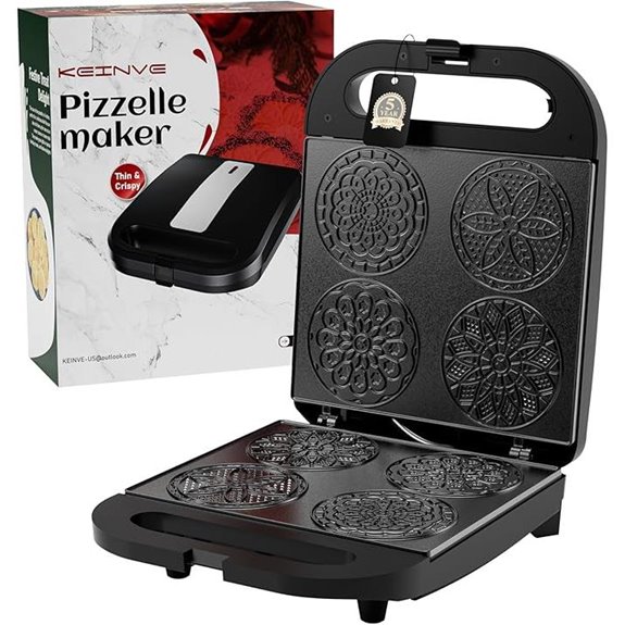 Mini Non-stick Electric Pizzelle Cookie Maker