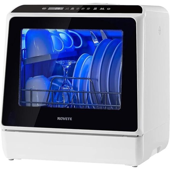 NOVETE Compact Countertop Dishwasher with Multiple Functions