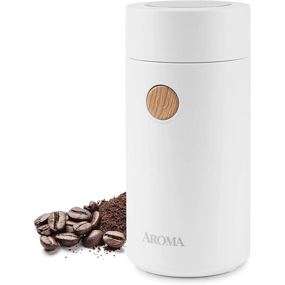 Aroma Mini Coffee & Herb Grinder 40g White