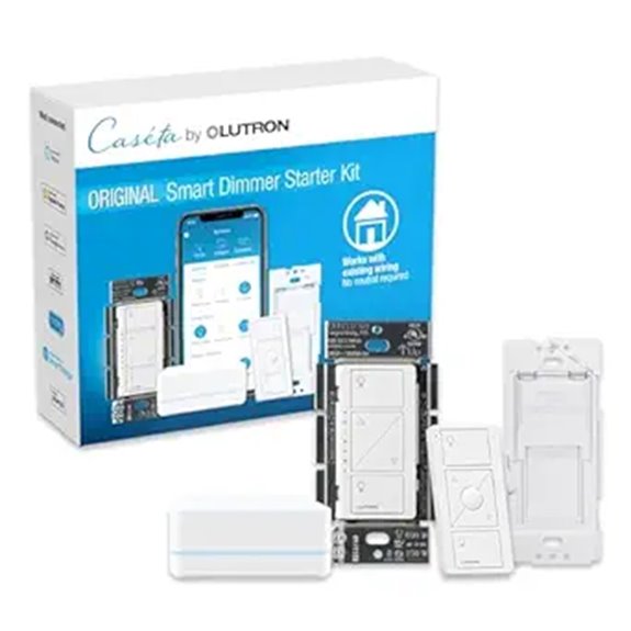 Lutron Caseta Smart Dimmer Switch Kit with Hub