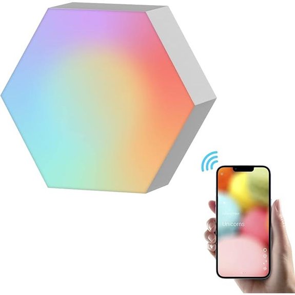 Yescom Smart LED Hexagon Light Panels Expansion Kit