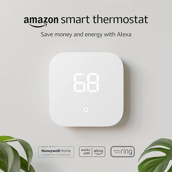 Amazon Smart Thermostat with Alexa and Ring Compatibility