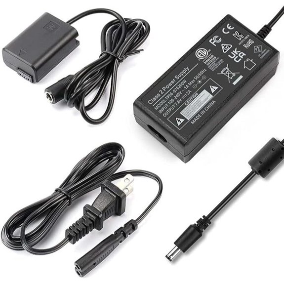 AC Power Adapter Kit for Sony ZV-E10 & Alpha Series