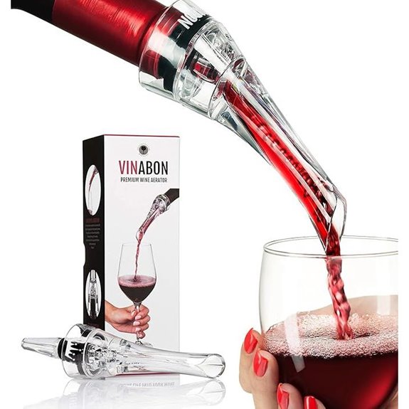 VINABON Wine Aerator Pourer with Spill-Free Design