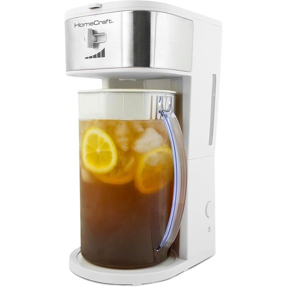 HomeCraft 3-Quart Stainless Steel Iced Tea & Coffee Maker