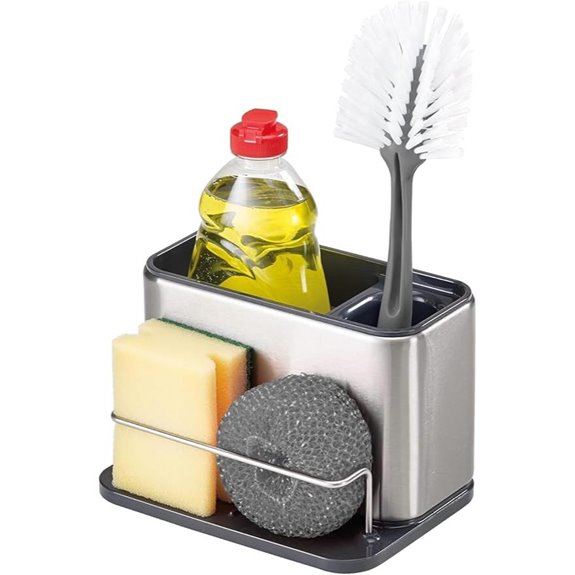 Joseph Joseph Sink Caddy Stainless Steel Sponge Holder