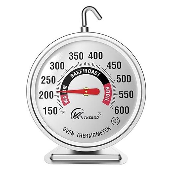 KT Thermo Oven Thermometer 150-600°F Stainless Steel