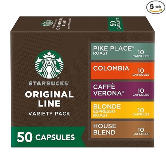 Starbucks Nespresso Original Line Coffee Pods (50-count)