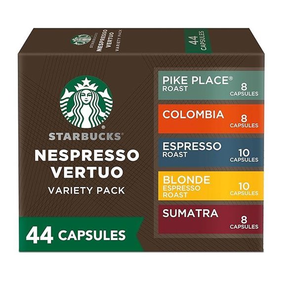 Starbucks Nespresso Vertuo Coffee & Espresso Pods (44)