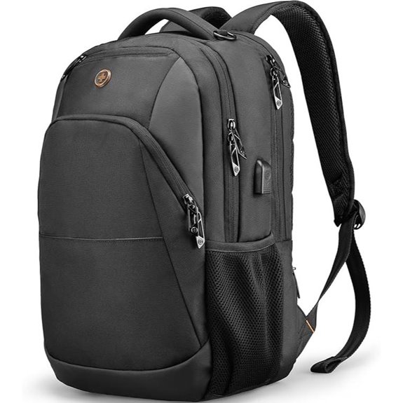 Swissdigital Travel Laptop Backpack with USB Charging