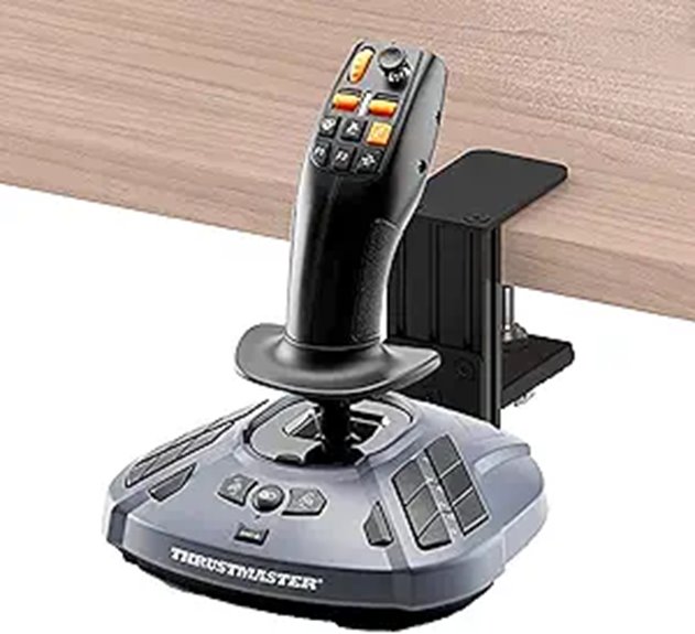BUJ Metal Desk Mount for Thrustmaster Flight Sticks