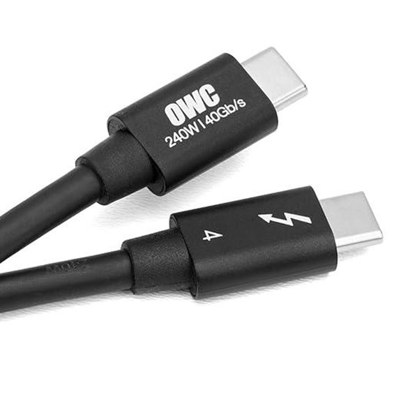 OWC Thunderbolt 4 Cable 2m 40Gb/s Black