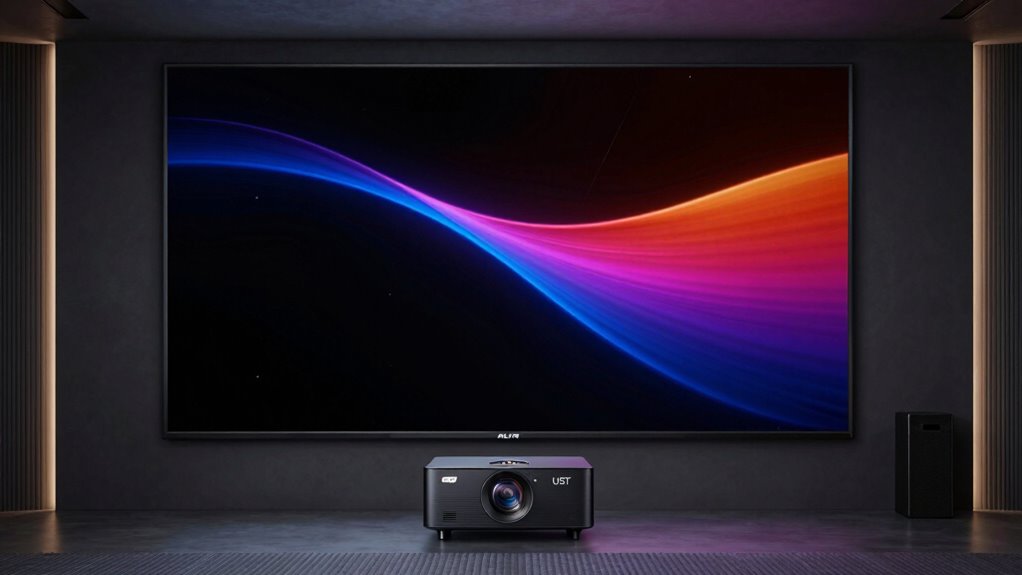 top alr screens for ust projectors