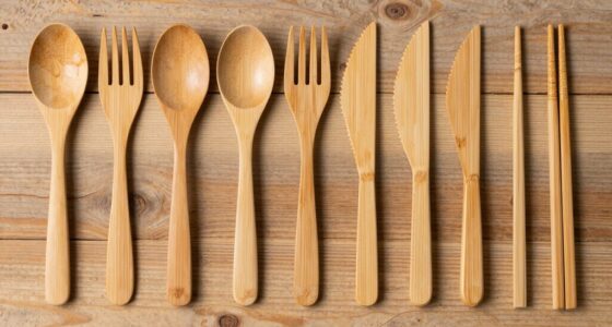 top bamboo travel utensil sets