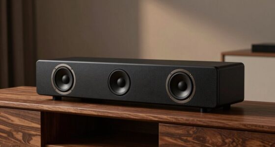 top center channel speakers