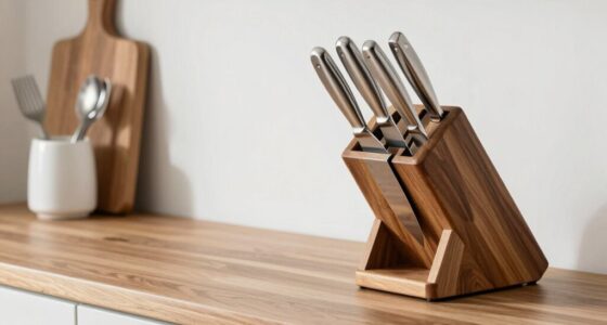 top drawer knife storage