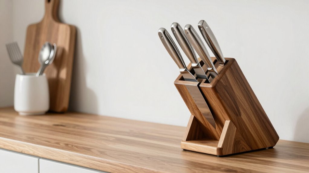 top drawer knife storage