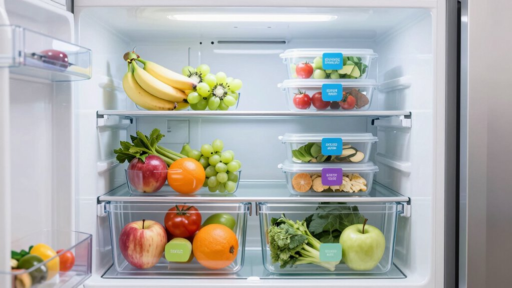 top fridge organizer bins