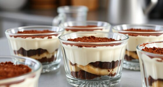 top glass tiramisu pans