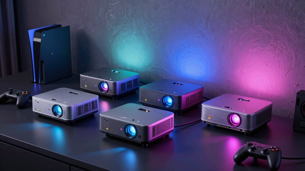 top low lag gaming projectors