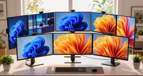 top monitors with built in webcam