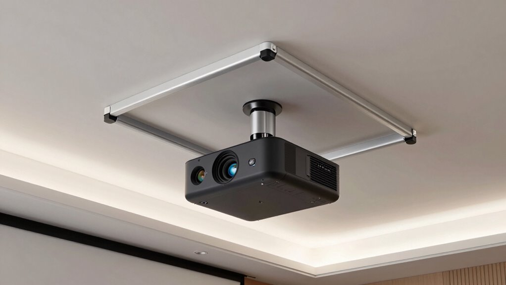 top motorized ceiling projector lifts