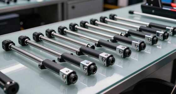 top racing seat slider rails