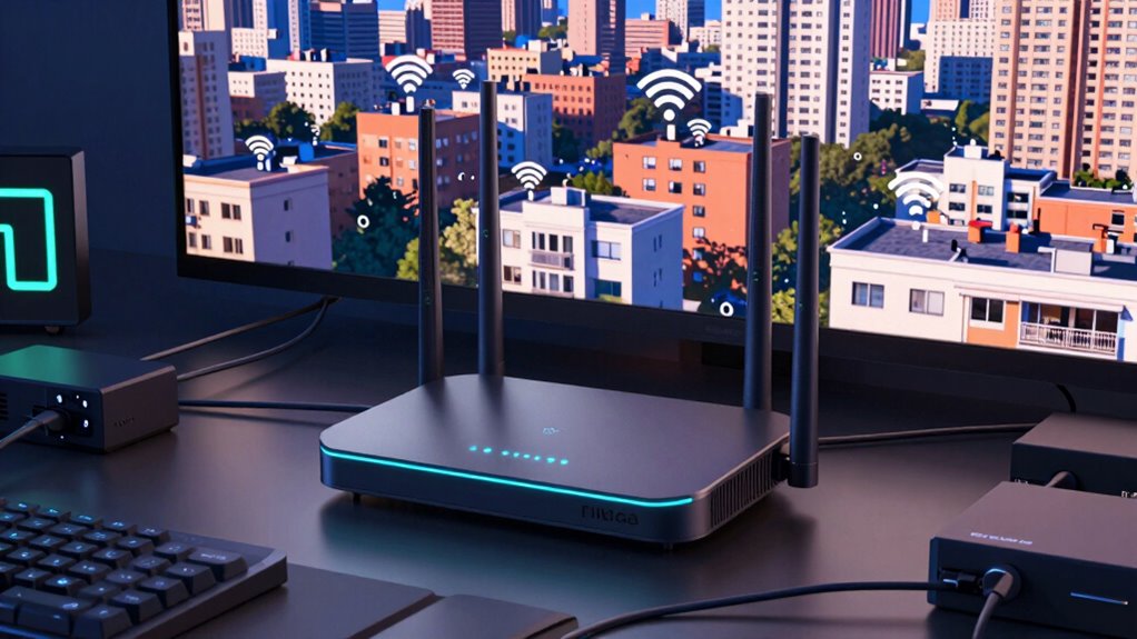 top routers for crowded neighborhoods