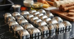top stainless cannoli molds