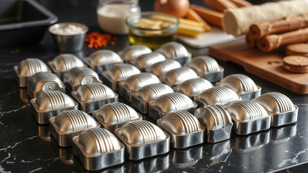 top stainless cannoli molds