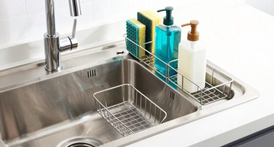 top stainless sink organizer options