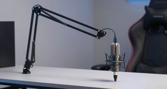 top streaming microphone boom arms