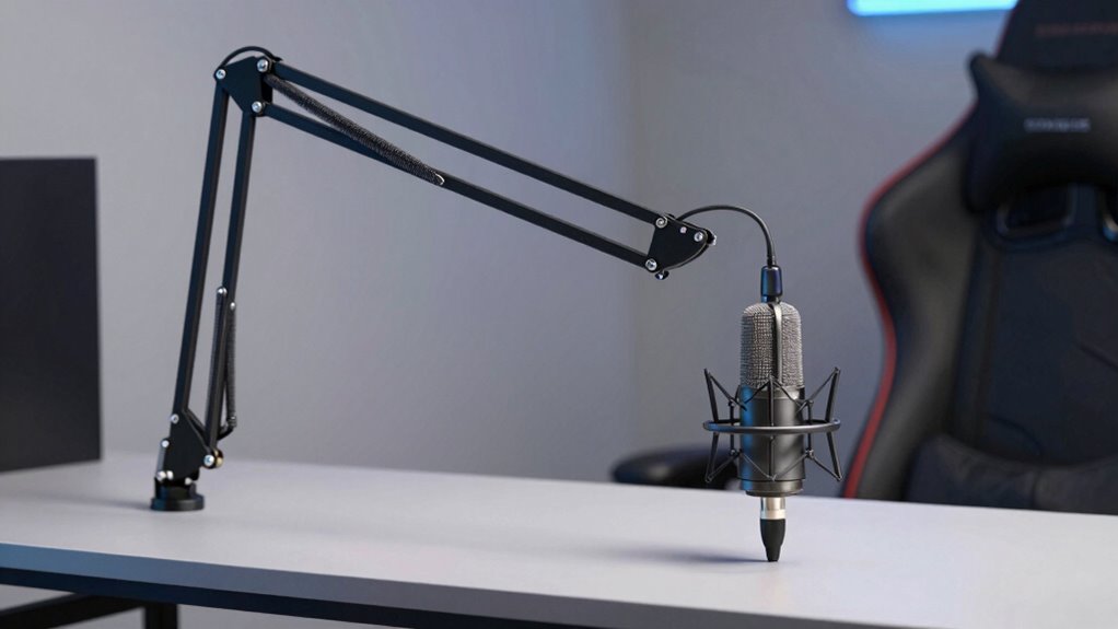 top streaming microphone boom arms