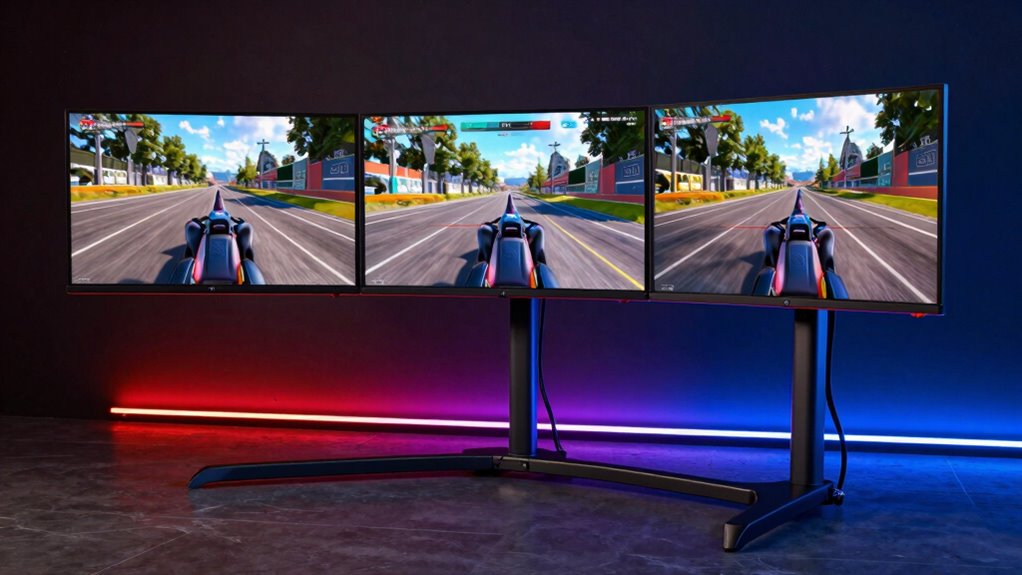 top triple monitor rigs