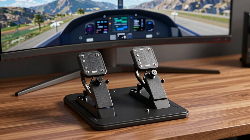 top vr rudder pedals