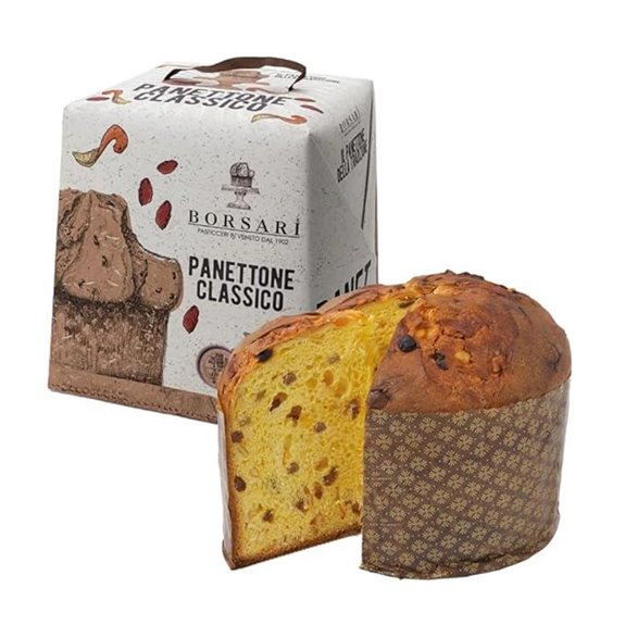 Borsari Pasticceri Traditional Italian Panettone Cake