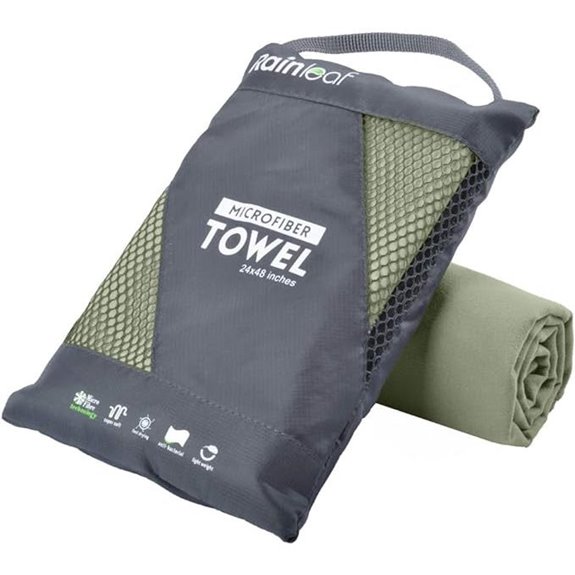 Rainleaf Microfiber Towel for Travel Gym Camping