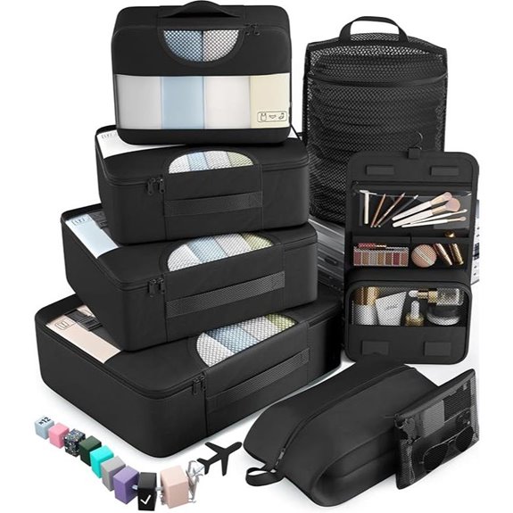 travel organization with cubes