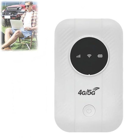 Portable WiFi Hotspot Router for Travel and Outdoors