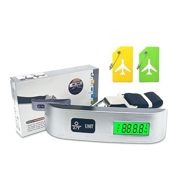 Portable Luggage Scale with Tags and LCD Display