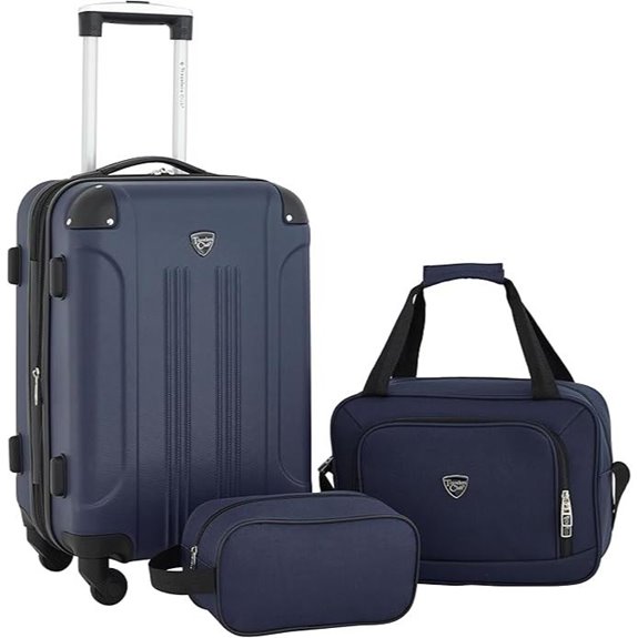 Travelers Club Chicago 3-Piece Spinner Luggage Set