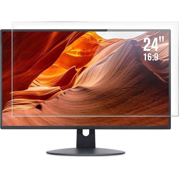 F FORITO 2-Pack 24 Anti-Glare Computer Screen Cover