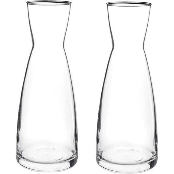 Bormioli Rocco 2-Pack Ypsilon Glass Carafes