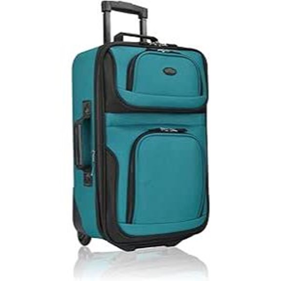U.S. Traveler Rio Softside Rolling Carry-On Suitcase