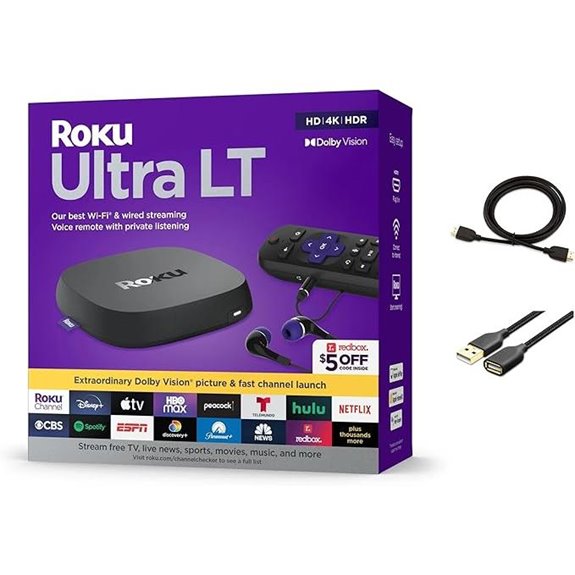 Roku Ultra LT 4K Streaming Device with Remote