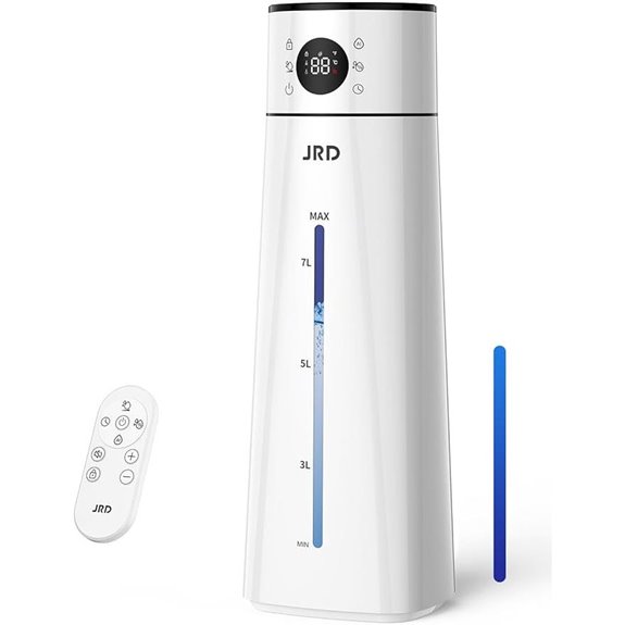 JRD 8L Ultrasonic Cool Mist Humidifier with Remote