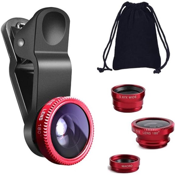 KINGMAS 3-in-1 Universal Smartphone Camera Lens Kit